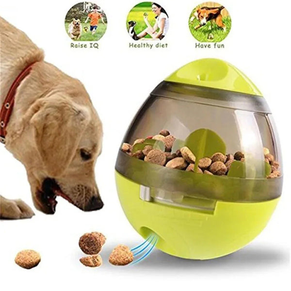 Pelota Dispensadora de Comida Interactiva — Estimulación Mental para Perros y Gatos