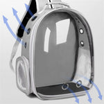 Mochila Cápsula para Gatos y Perros Pequeños — Ventana Panorámica